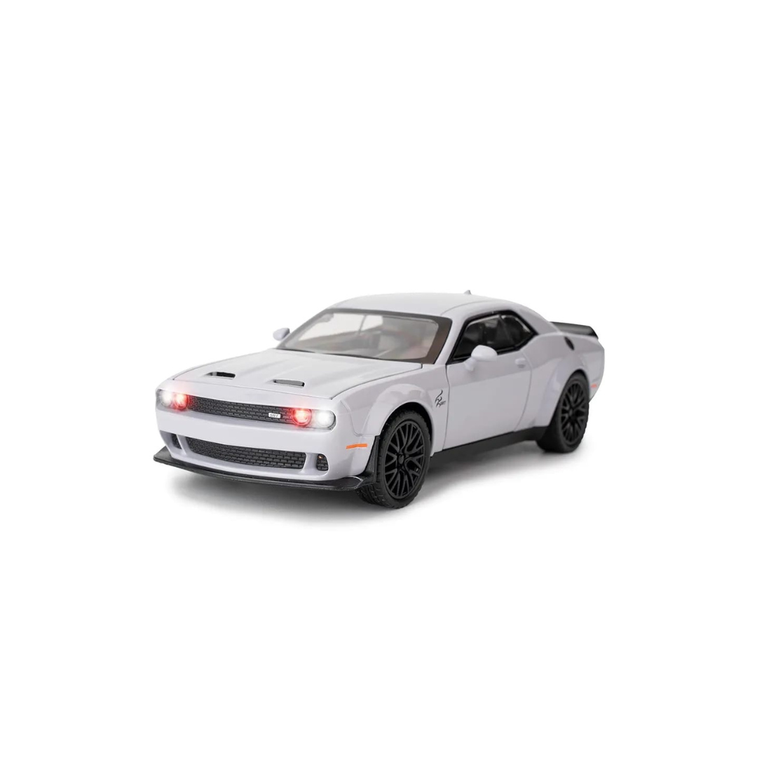 🚗 Carro de Juguete Dodge Challenger Hellcat a Escala