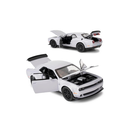 🚗 Carro de Juguete Dodge Challenger Hellcat a Escala